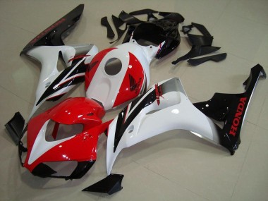 Acheter Kit Carénages Moto Honda CBR1000RR 2006-2007 - Blanc Rouge Noir Brillant