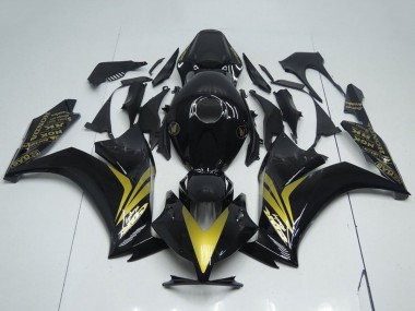Acheter Carénages Moto Honda CBR1000RR 2012-2016 - Noir Brillant Or