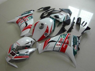 Acheter Carénages Moto Honda CBR1000RR 2012-2016 - Blanc Rouge Vert Castrol 38