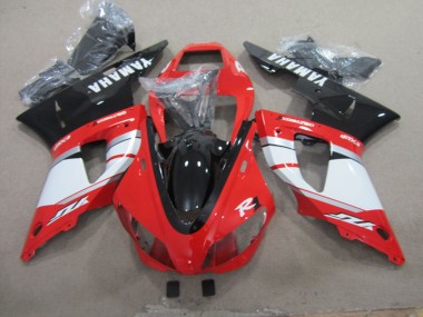 Acheter Carénages Moto Yamaha YZF R1 1998-1999 - Rouge Blanc Argent Noir Brillant