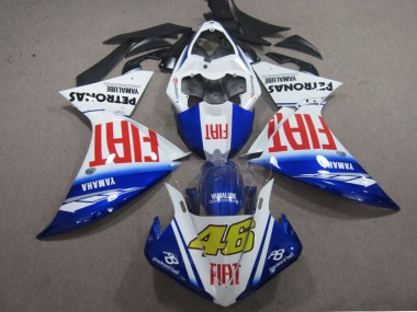 Acheter Carénages Moto Yamaha YZF R1 2009-2011 - Blanc Bleu Rouge Fiat 46