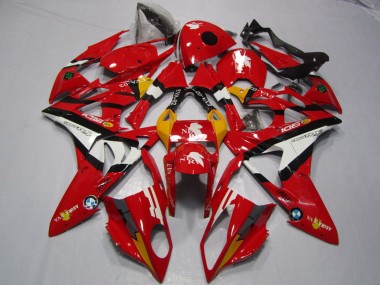 Acheter Carénages Moto BMW S1000RR 2009-2014 - Rouge Blanc Noir
