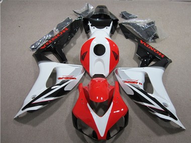 Acheter Carénages Moto Honda CBR1000RR 2006-2007 - Blanc Rouge Noir Brillant Fireblade