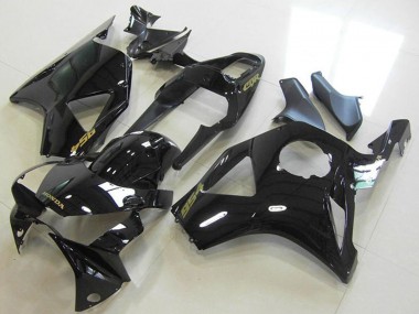 Acheter Carénages Moto Honda CBR900RR 954 2002-2003 - Noir Brillant Or Décalque
