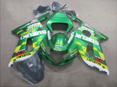 Acheter Carénages Moto Suzuki GSXR 600 2001-2003 - Vert Jaune Telefonica MoviStar