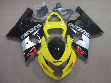 Acheter Carénages Moto Suzuki GSXR 750 2004-2005 - Jaune Argent Noir