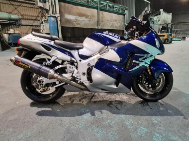 Acheter Carénages Moto Suzuki GSXR 1300 Hayabusa 1996-2007 - Bleu Blanc