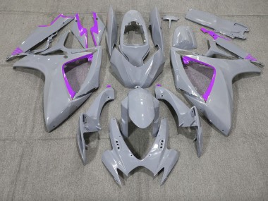 Nardo & Garniture Violette 06-07 GSXR 600-750 Carénage Moto