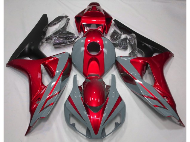Nardo Gris & Rouge 06-07 CBR1000RR Carénage Moto