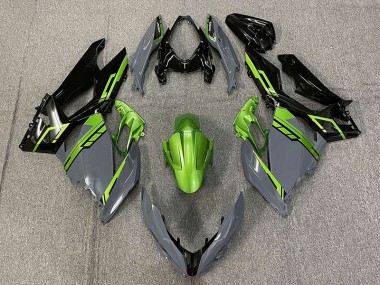 Nardo Gris & Vert 18-23 Ninja 400 Carénage Moto