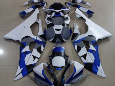 Neige Bleue Camo 08-16 R6 Carénage Moto