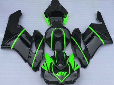 Nero Lucido E Verde Alta Visibilità 04-05 CBR1000RR Carénage Moto