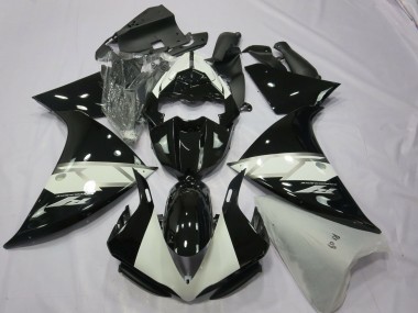 Noir Argent Blanc 12-14 R1 Carénage Moto
