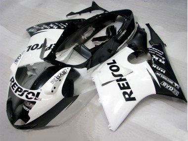 Noir Blanc Repsol 96-07 CBR1100XX Carénage Moto