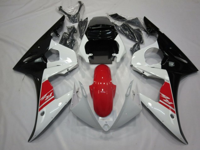 Noir Blanc & Rouge 05 R6 Carénage Moto Noir Blanc & Rouge 05 R6 Carénage Moto