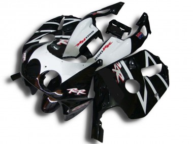 Noir Blanc Rr 90-98 CBR250RR Carénage Moto