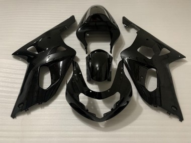 Noir Brillant 01-03 GSXR 600-750 Carénage Moto