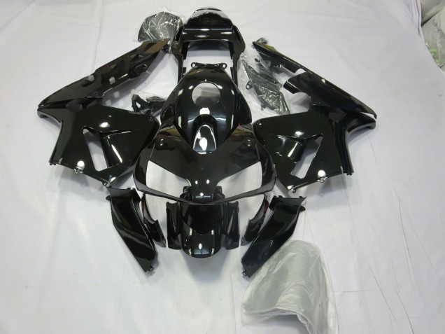 Noir Brillant 03-04 CBR600RR Carénage Moto Noir Brillant 03-04 CBR600RR Carénage Moto
