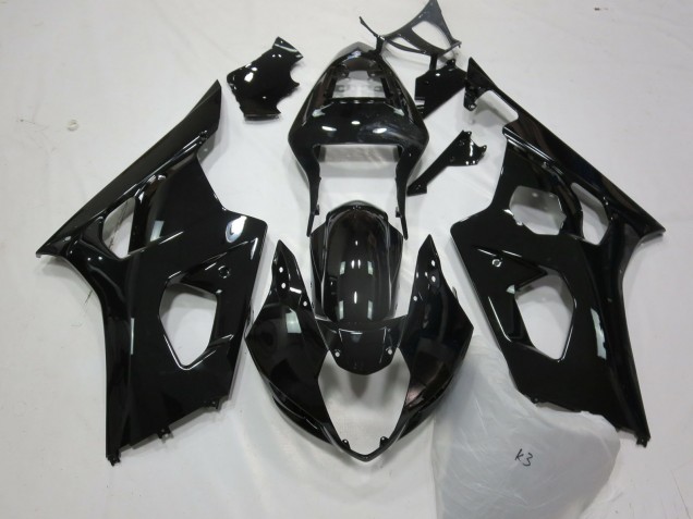 Noir Brillant 03-04 GSXR 1000 Carénage Moto Noir Brillant 03-04 GSXR 1000 Carénage Moto