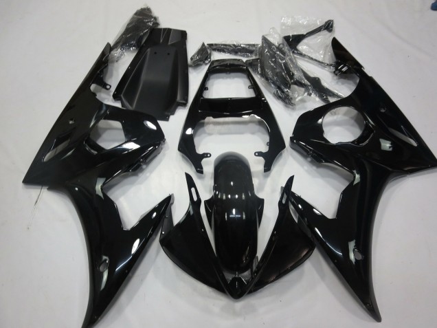 Noir Brillant 05 R6 Carénage Moto Noir Brillant 05 R6 Carénage Moto