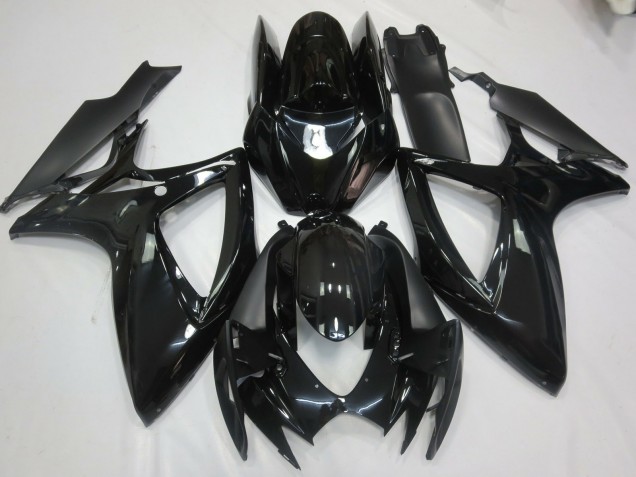 Noir Brillant 06-07 GSXR 600-750 Carénage Moto Noir Brillant 06-07 GSXR 600-750 Carénage Moto