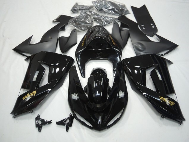 Noir Brillant 06-07 ZX10R Carénage Moto Noir Brillant 06-07 ZX10R Carénage Moto