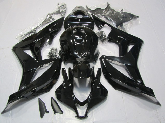 Noir Brillant 07-08 CBR600RR Carénage Moto Noir Brillant 07-08 CBR600RR Carénage Moto