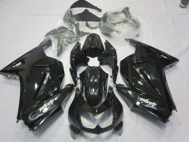 Noir Brillant 08-12 Ninja 250 Carénage Moto
