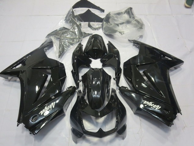 Noir Brillant 08-12 Ninja 250 Carénage Moto Noir Brillant 08-12 Ninja 250 Carénage Moto
