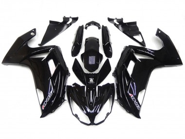 Noir Brillant 12-14 ER6F Carénage Moto