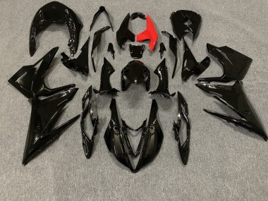 Noir Brillant 13-16 Daytona 675 Carénage Moto