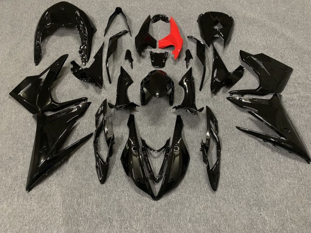 Noir Brillant 13-16 Daytona 675 Carénage Moto Noir Brillant 13-16 Daytona 675 Carénage Moto