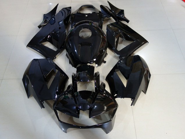 Noir Brillant 13-23 CBR600RR Carénage Moto Noir Brillant 13-23 CBR600RR Carénage Moto
