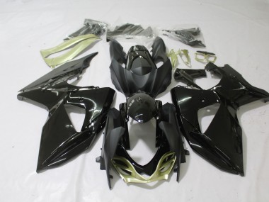 Noir Brillant Argent Mat 09-16 GSXR 1000 Carénage Moto