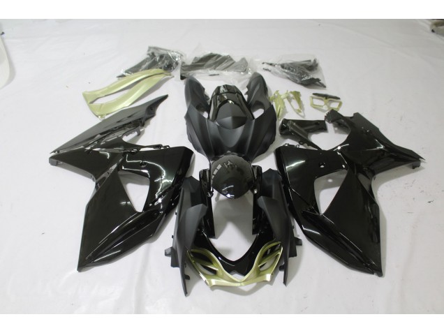 Noir Brillant Argent Mat 09-16 GSXR 1000 Carénage Moto Noir Brillant Argent Mat 09-16 GSXR 1000 Carénage Moto