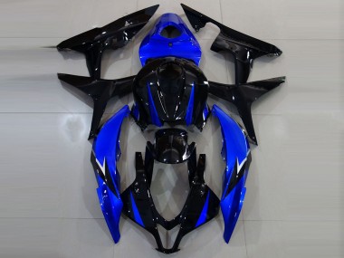 Noir Brillant & Bleu 07-08 CBR600RR Carénage Moto