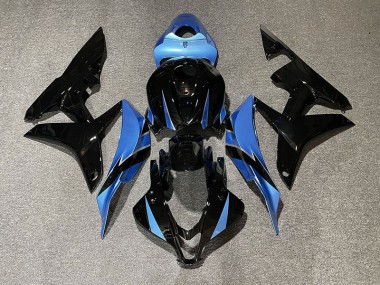 Noir Brillant & Bleu Clair 07-08 CBR600RR Carénage Moto