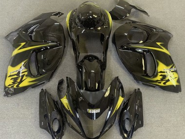 Noir Brillant & Jaune 08-20 GSXR 1300 Carénage Moto