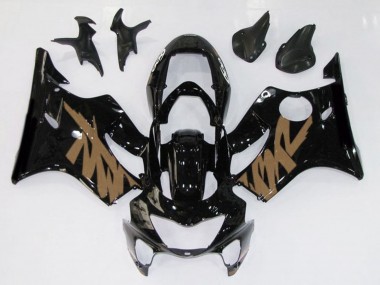 Noir Brillant & Marron 99-00 CBR600 F4 Carénage Moto