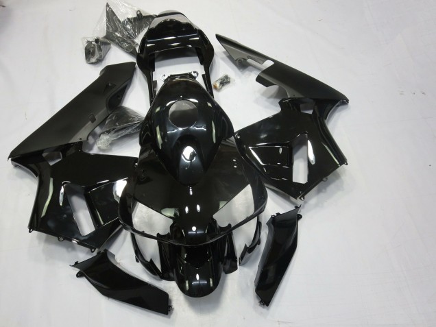 Noir Brillant & Mat 03-04 CBR600RR Carénage Moto Noir Brillant & Mat 03-04 CBR600RR Carénage Moto