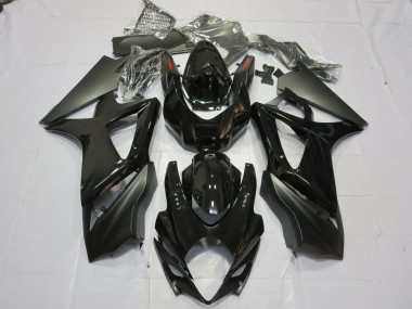 Noir Brillant & Mat 07-08 GSXR 1000 Carénage Moto