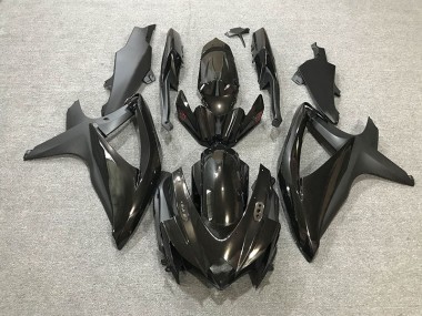 Noir Brillant/Mat 08-10 GSXR 600-750 Carénage Moto