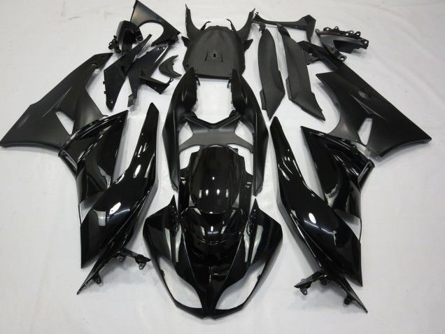 Noir Brillant Mat 09-12 ZX6R Carénage Moto Noir Brillant Mat 09-12 ZX6R Carénage Moto