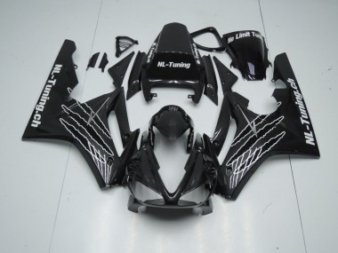Noir Brillant (Personnalisé) 09-12 Daytona 675 Carénage Moto