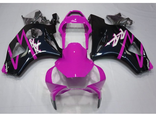 Noir Brillant & Rose 02-03 CBR954RR Carénage Moto Noir Brillant & Rose 02-03 CBR954RR Carénage Moto