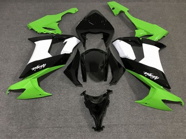 Noir Brillant & Vert 08-10 ZX10R Carénage Moto