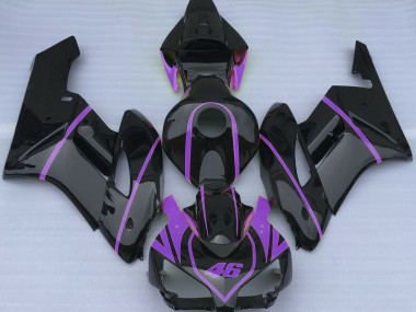 Noir Brillant & Violet 04-05 CBR1000RR Carénage Moto