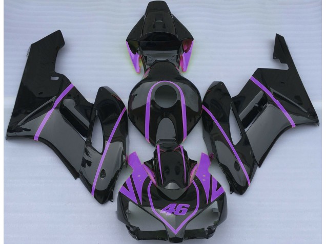 Noir Brillant & Violet 04-05 CBR1000RR Carénage Moto Noir Brillant & Violet 04-05 CBR1000RR Carénage Moto