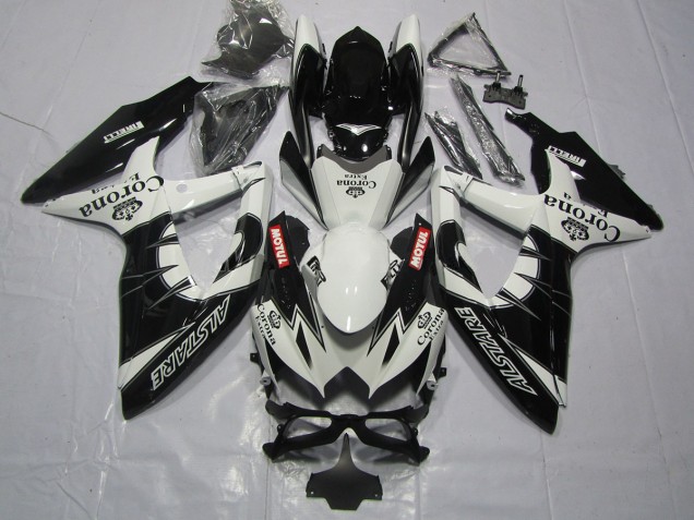 Noir Corona 08-10 GSXR 600-750 Carénage Moto Noir Corona 08-10 GSXR 600-750 Carénage Moto