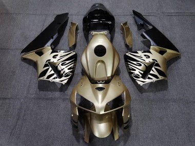Noir Doré 05-06 CBR600RR Carénage Moto